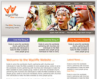 charity website
