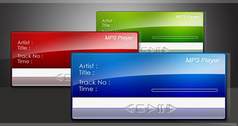 flash audio player skins