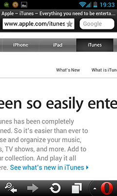 itunes zoomed on mobile
